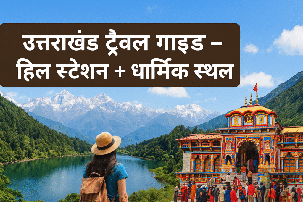 उत्तराखंड ट्रैवल गाइड – हिल स्टेशन + धार्मिक स्थल