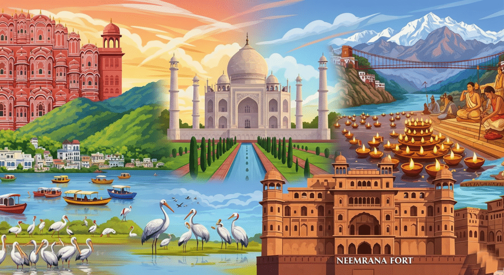 दिल्ली से 300 KM के अंदर घूमने की बेहतरीन जगहें – Complete Travel Guide