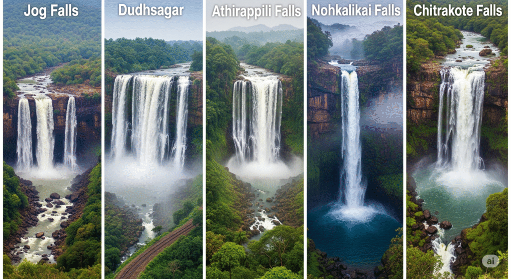 भारत के सबसे खूबसूरत वाटरफॉल्स – Nature Lovers के लिए 10 Must-Visit Spots