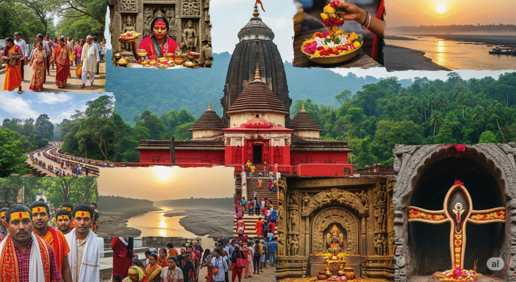 कामाख्या देवी मंदिर गुवाहाटी, असम का शक्तिपीठ, तांत्रिक पूजा स्थल भारत की टॉप 10 धार्मिक यात्रा