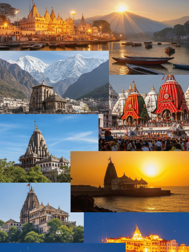 भारत की टॉप 10 धार्मिक यात्राएँ – आस्था और अध्यात्म से भरी पवित्र धरोहरें