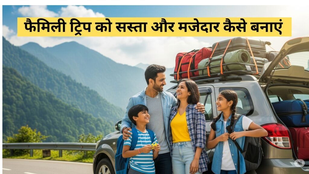 फैमिली ट्रिप को सस्ता और मजेदार कैसे बनाएं ✈️🚗